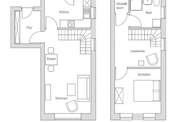 Fw Maisonette-wohnung Britta Lägenhet
